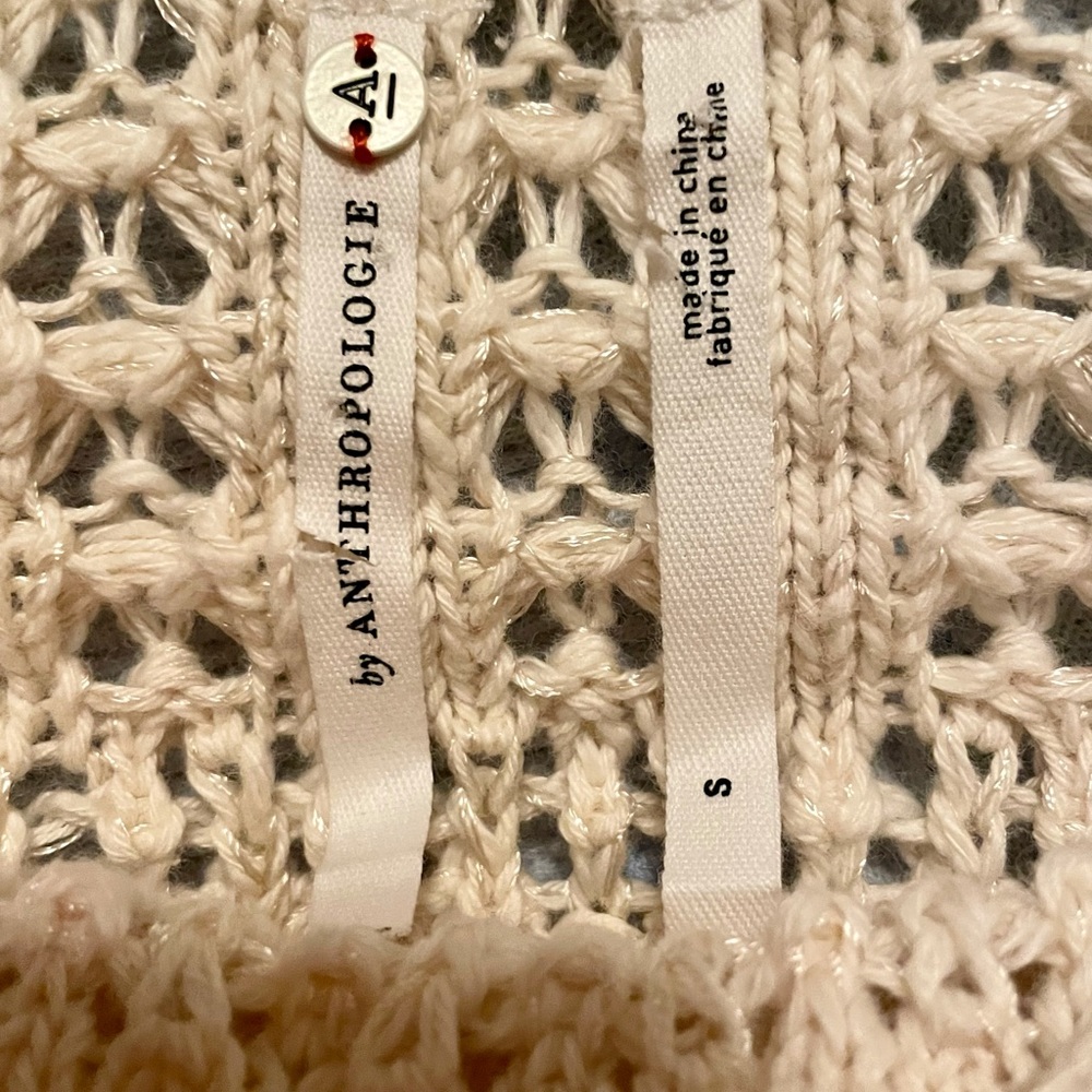 Anthropologie Knit V- Neck Sleeveless Top - Picture 5 of 10
